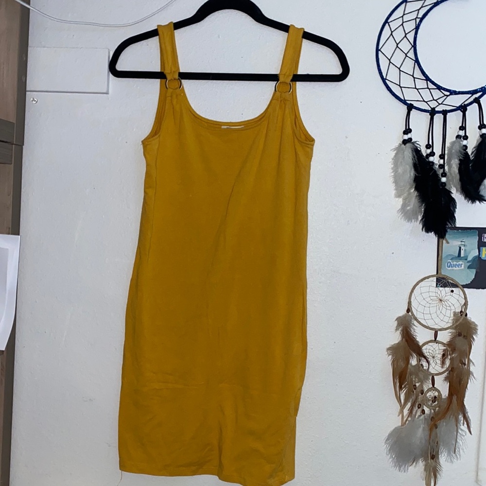 Yellow Mini Dress